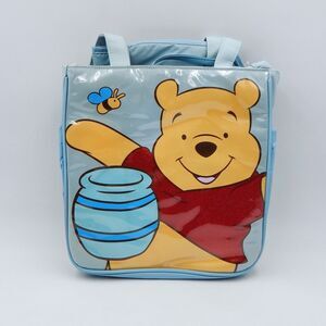 Disney Winnie The Pooh Blue Baby Small Diaper Messenger Bag With Tags